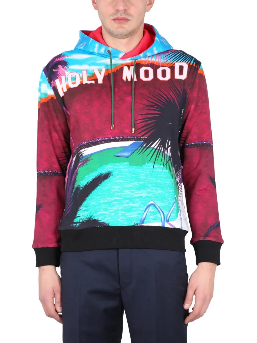 Etro Men California Print Sweatshirt - 1