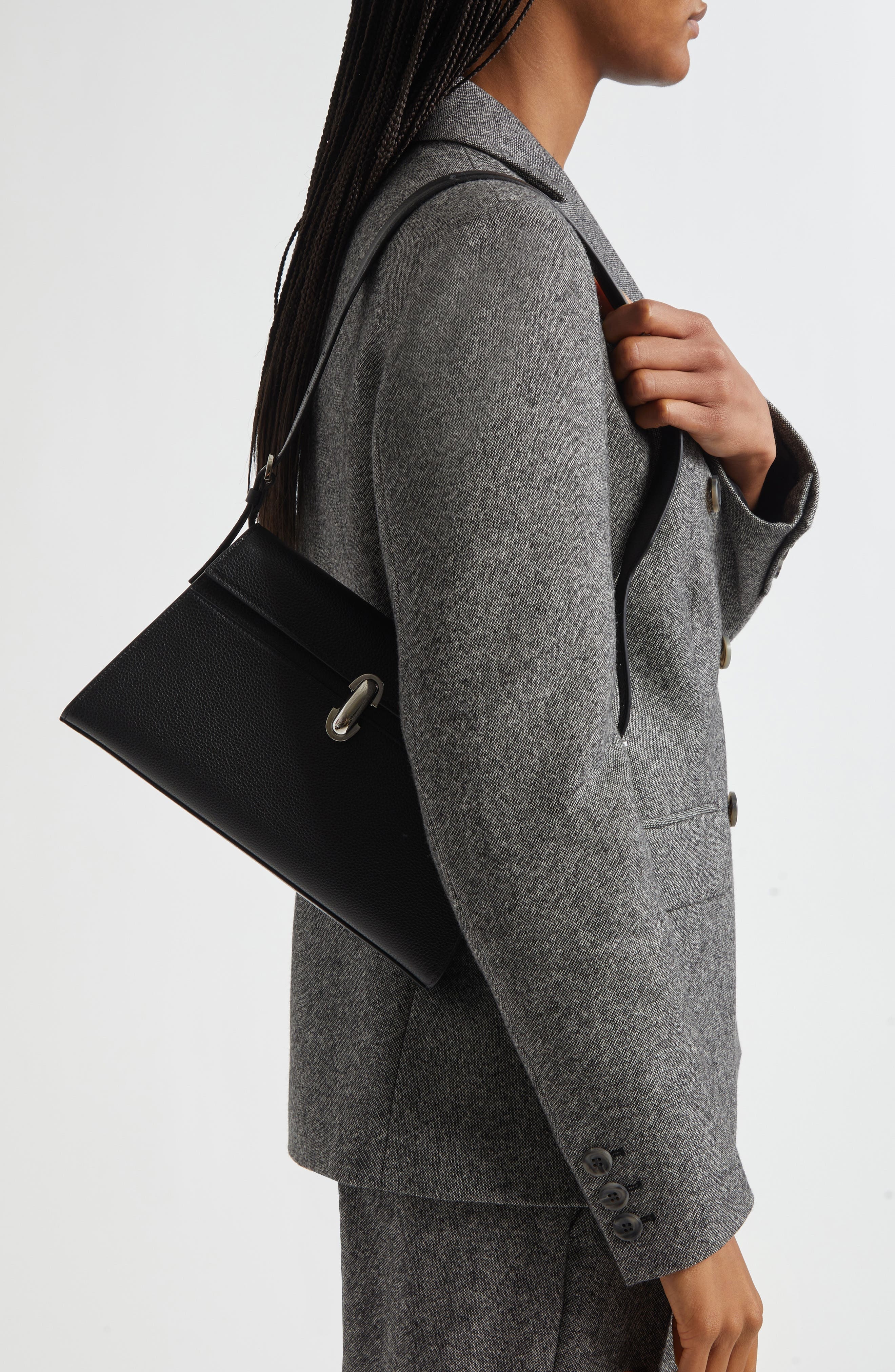 SAVETTE Symmetry Leather Shoulder Bag in Black at Nordstrom - 2