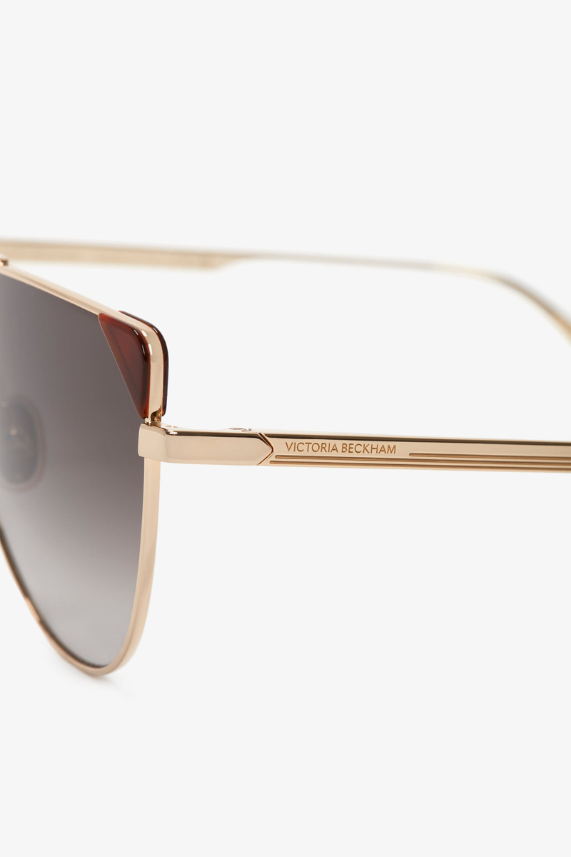 V-Line Aviator In Gold Blonde Havana 4