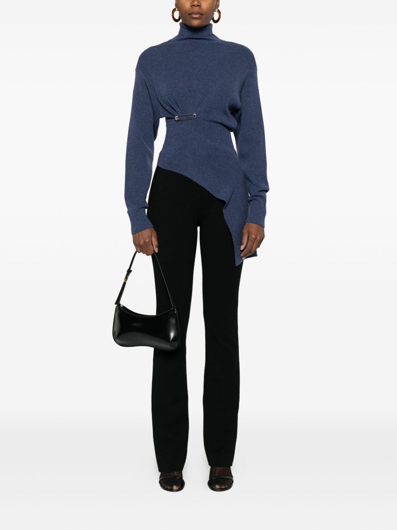 Lanvin safety-pin knitted top outlook