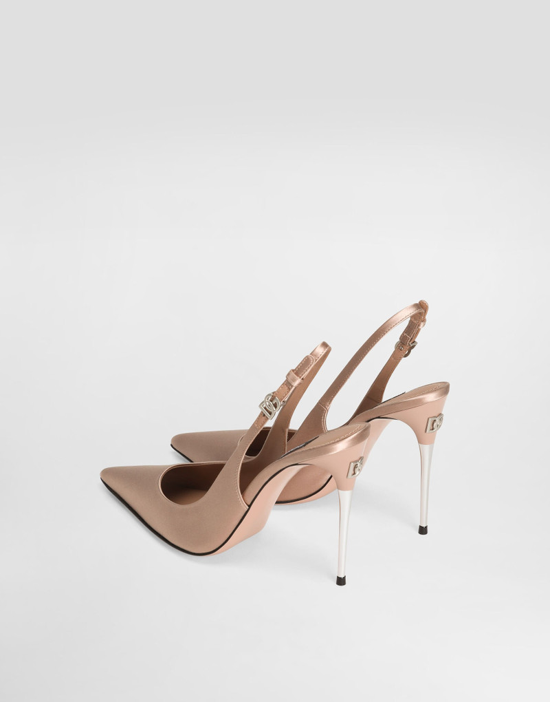 Dolce & Gabbana Satin slingbacks outlook