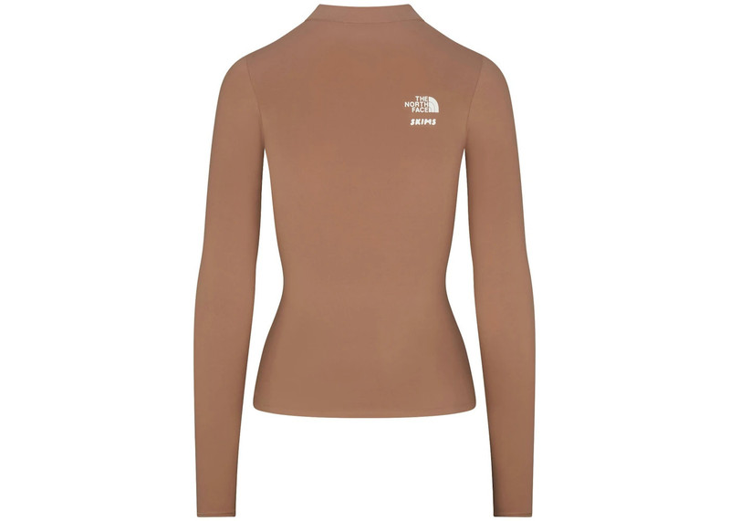 SKIMS SKIMS x TNF Refina Long Sleeve Top Sienna outlook