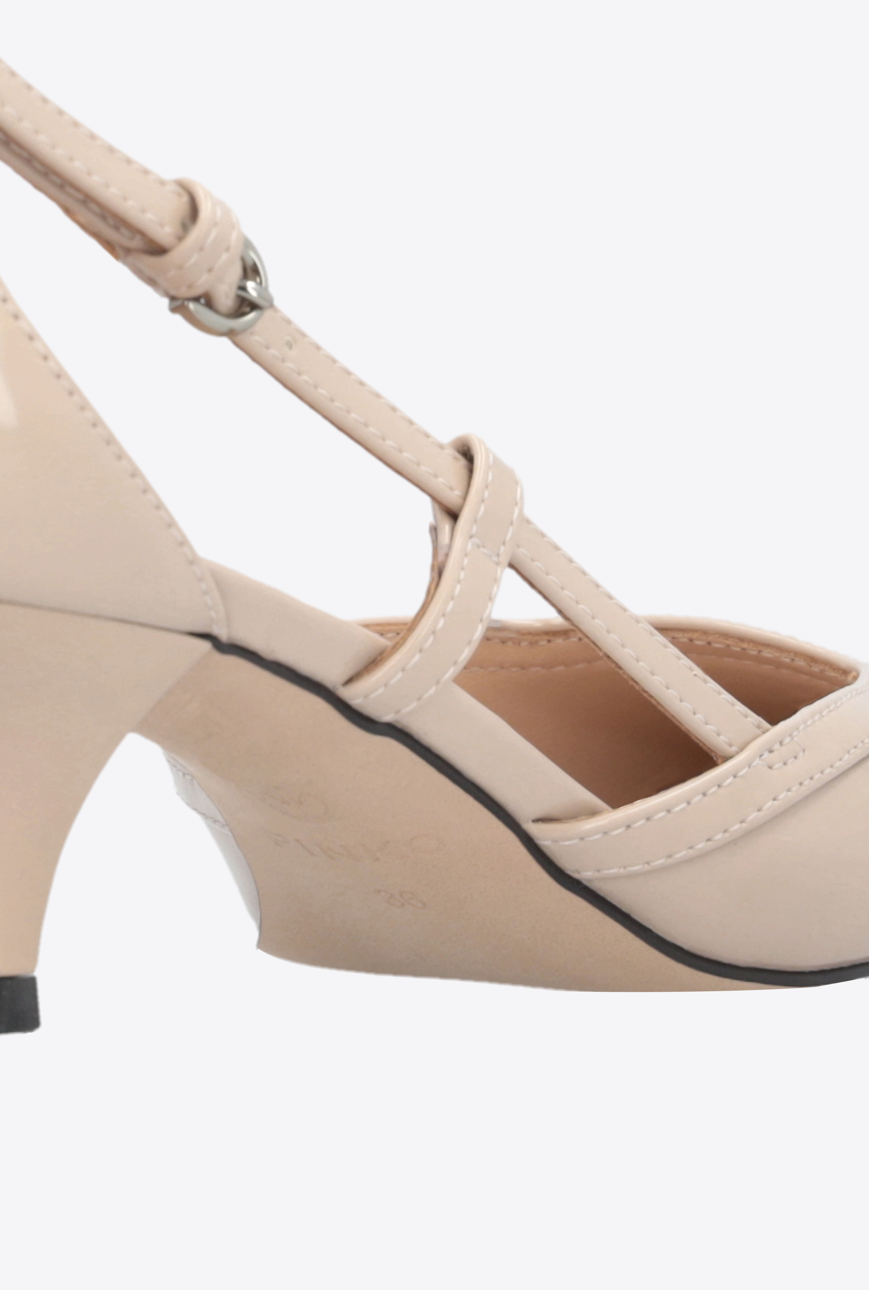 BRUSHED LEATHER PUMPS - 9