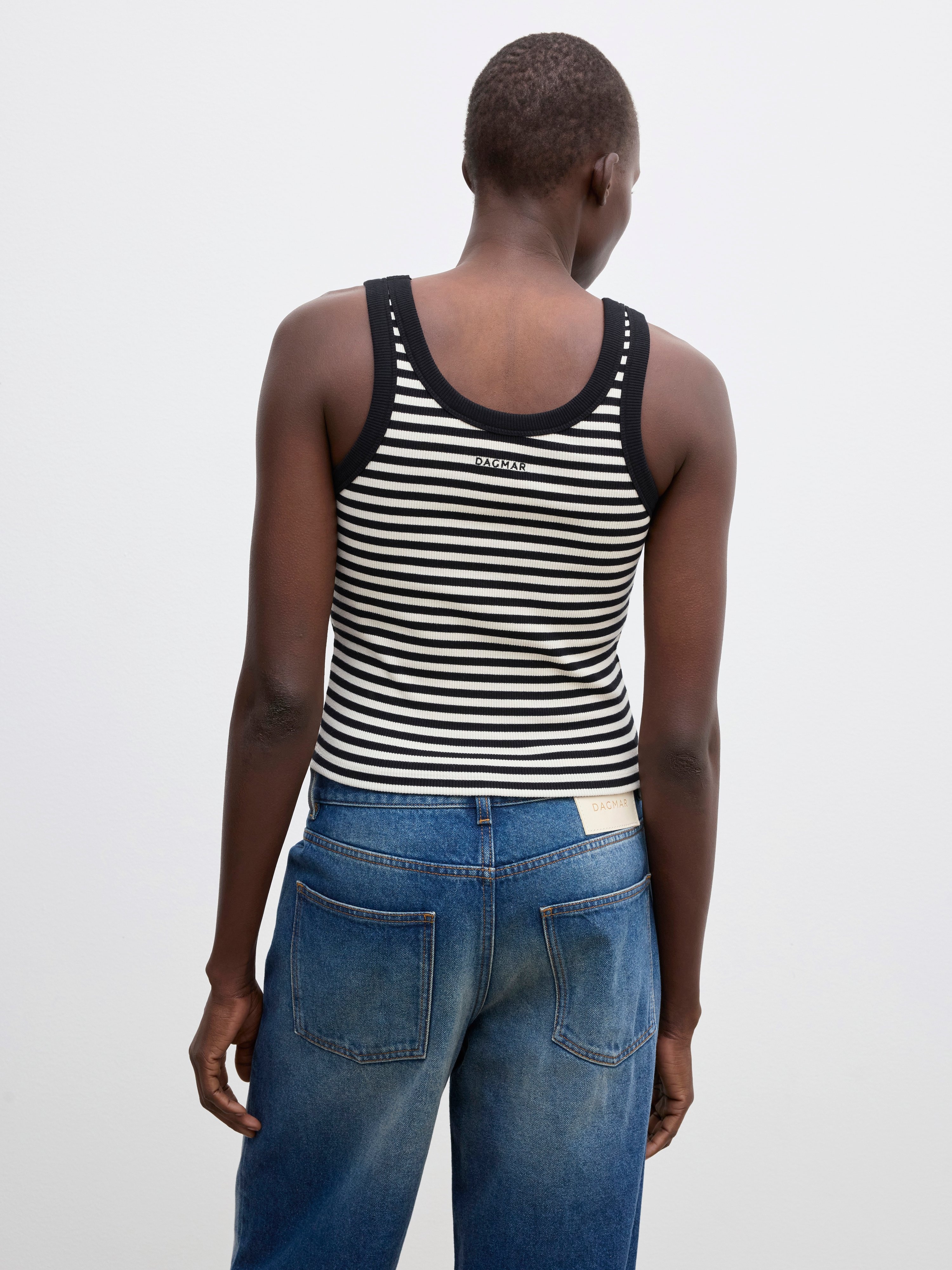 Ribbed tank top - 2