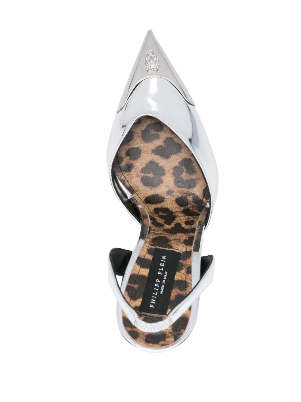 Mirror 95mm pointed-toe pumps - 4