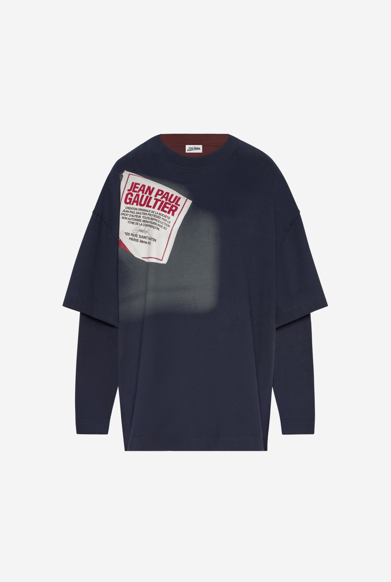 THE BLUE GAULTIER LABEL DOUBLE T-SHIRT 8