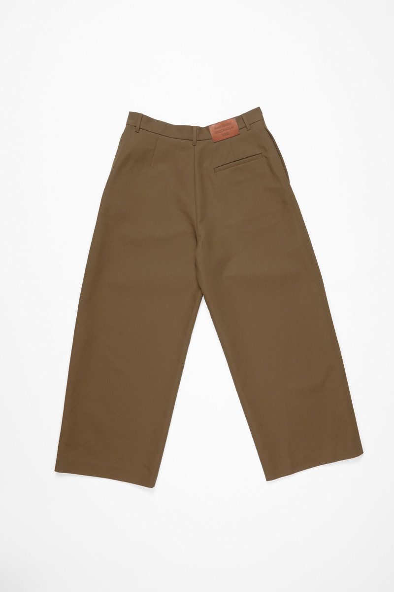 Twill trousers - Olive green 5