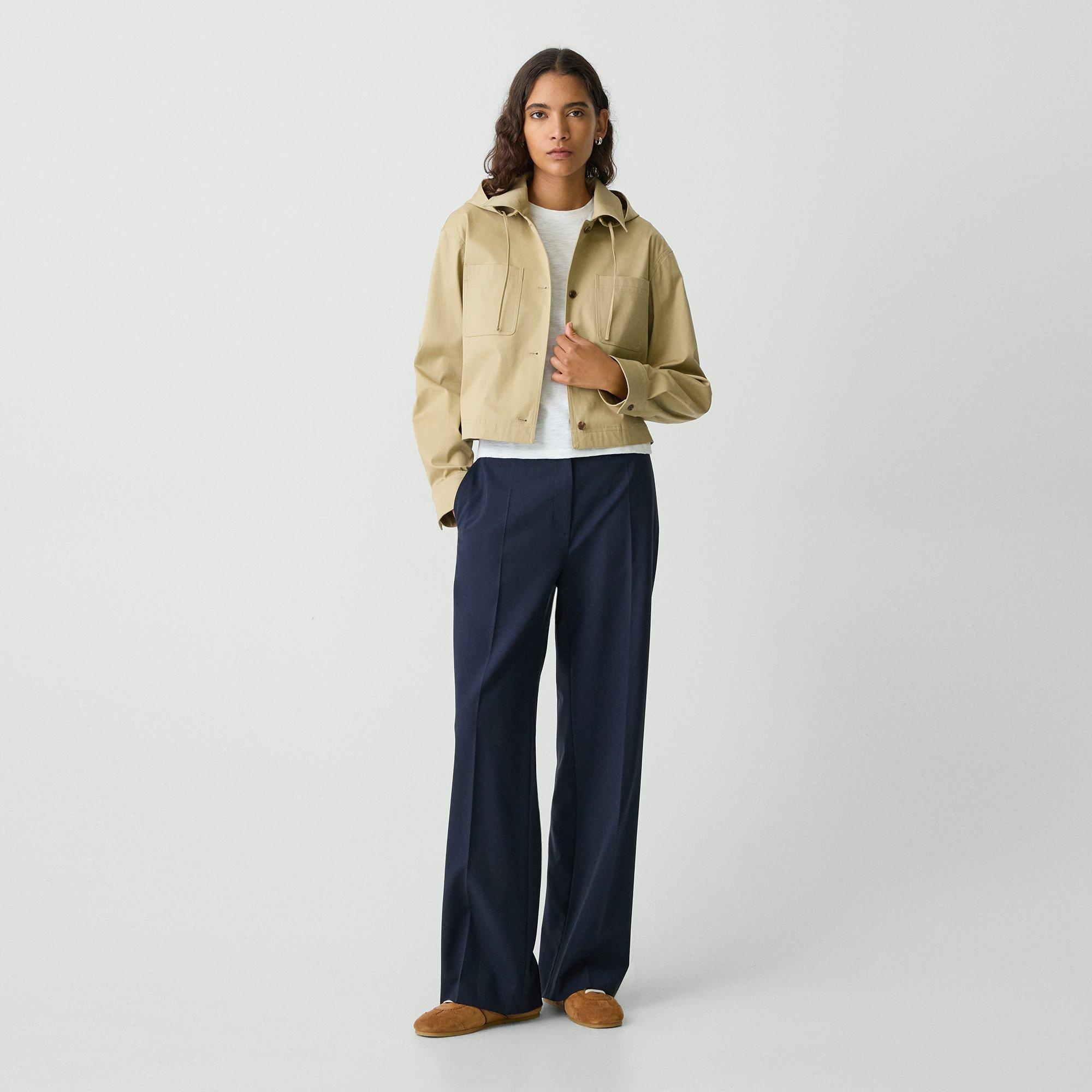 Hooded Jacket in Cotton Chino - 6