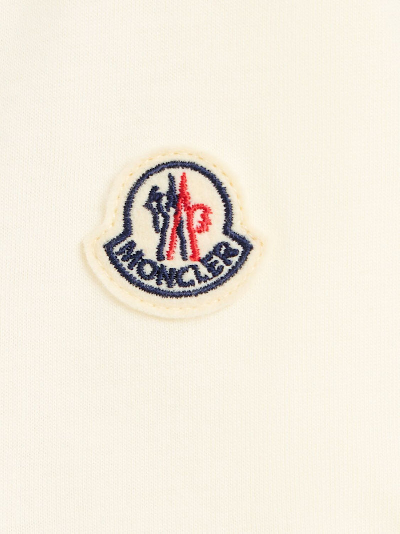 Embroidered logo cotton t-shirt - 5