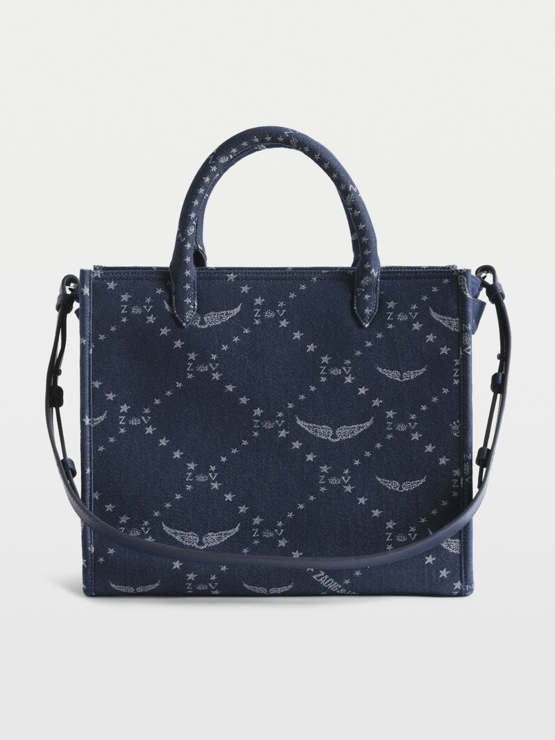 Zadig & Voltaire Angel Monogram Denim Tote outlook
