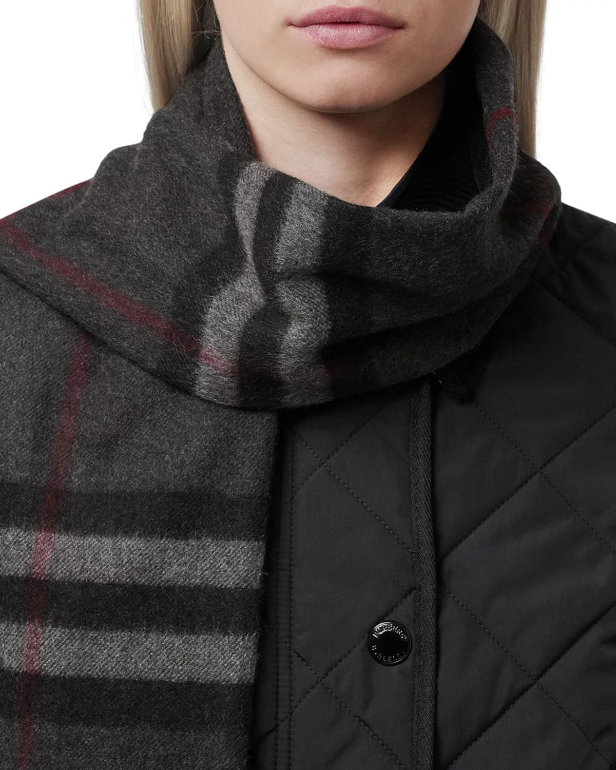 Classic Check Cashmere Scarf - 3
