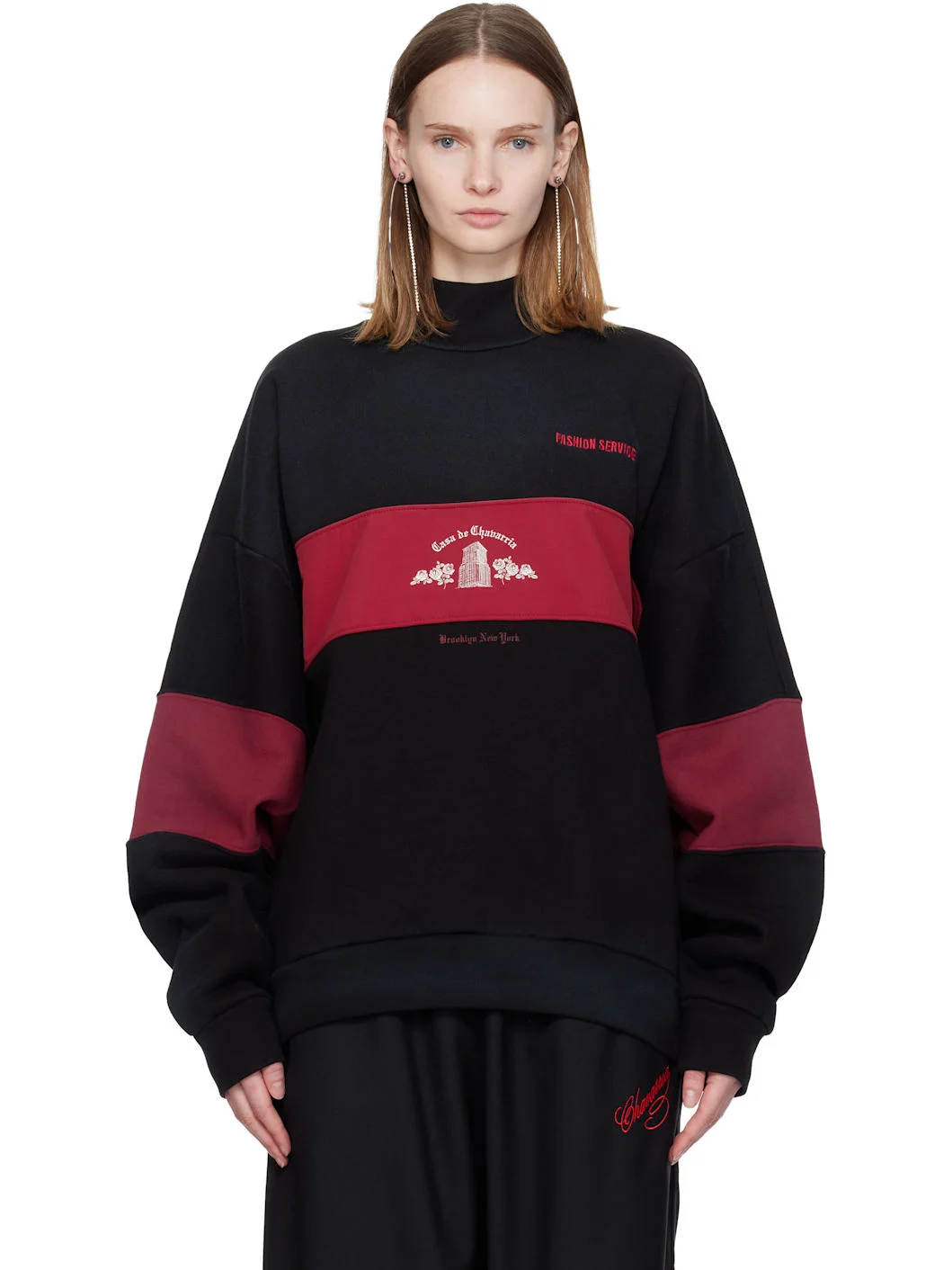 Black 'Casa de Chavarria' Sweatshirt - 1