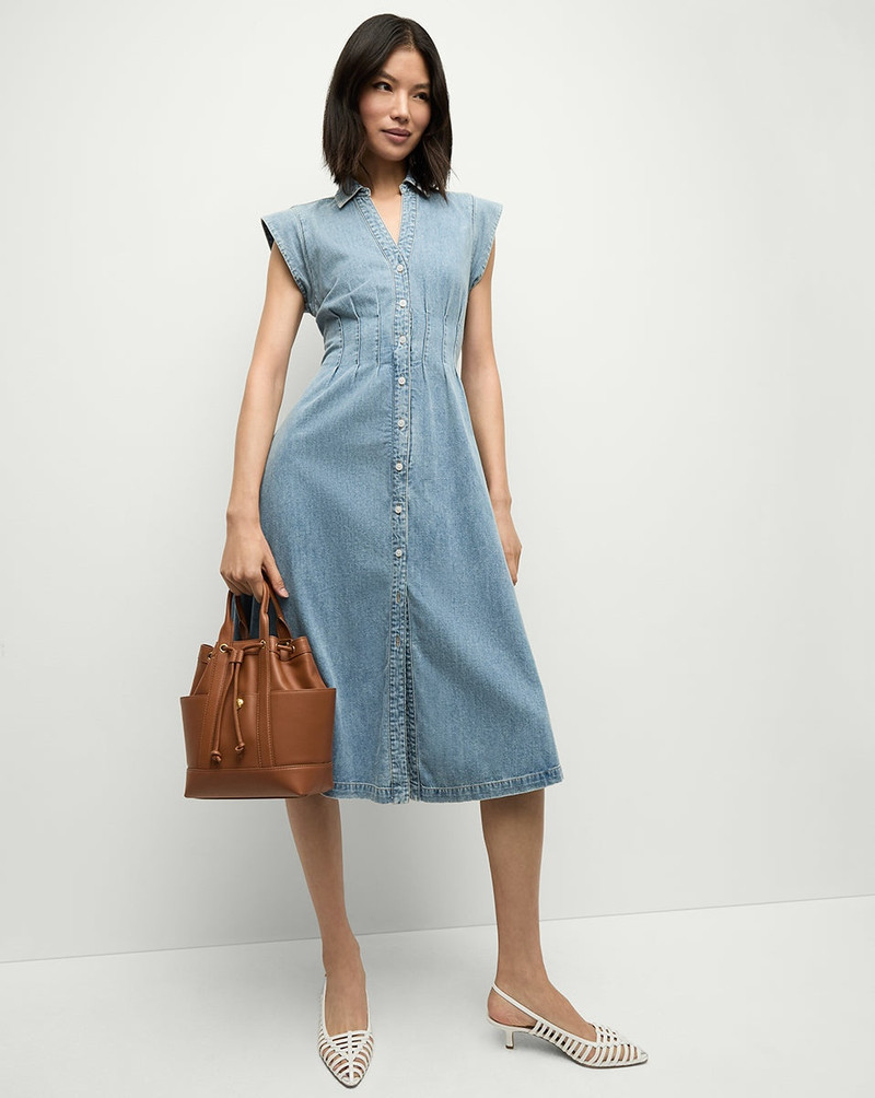 VERONICA BEARD RUBEN DENIM DRESS outlook