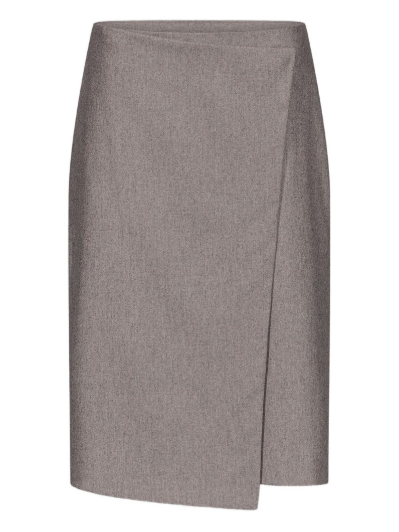 Jil asymmetrical midi skirt 1