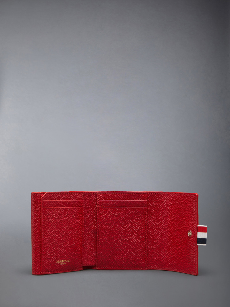 PEBBLE GRAIN COIN COMPARTMENT SMALL PURSE 3