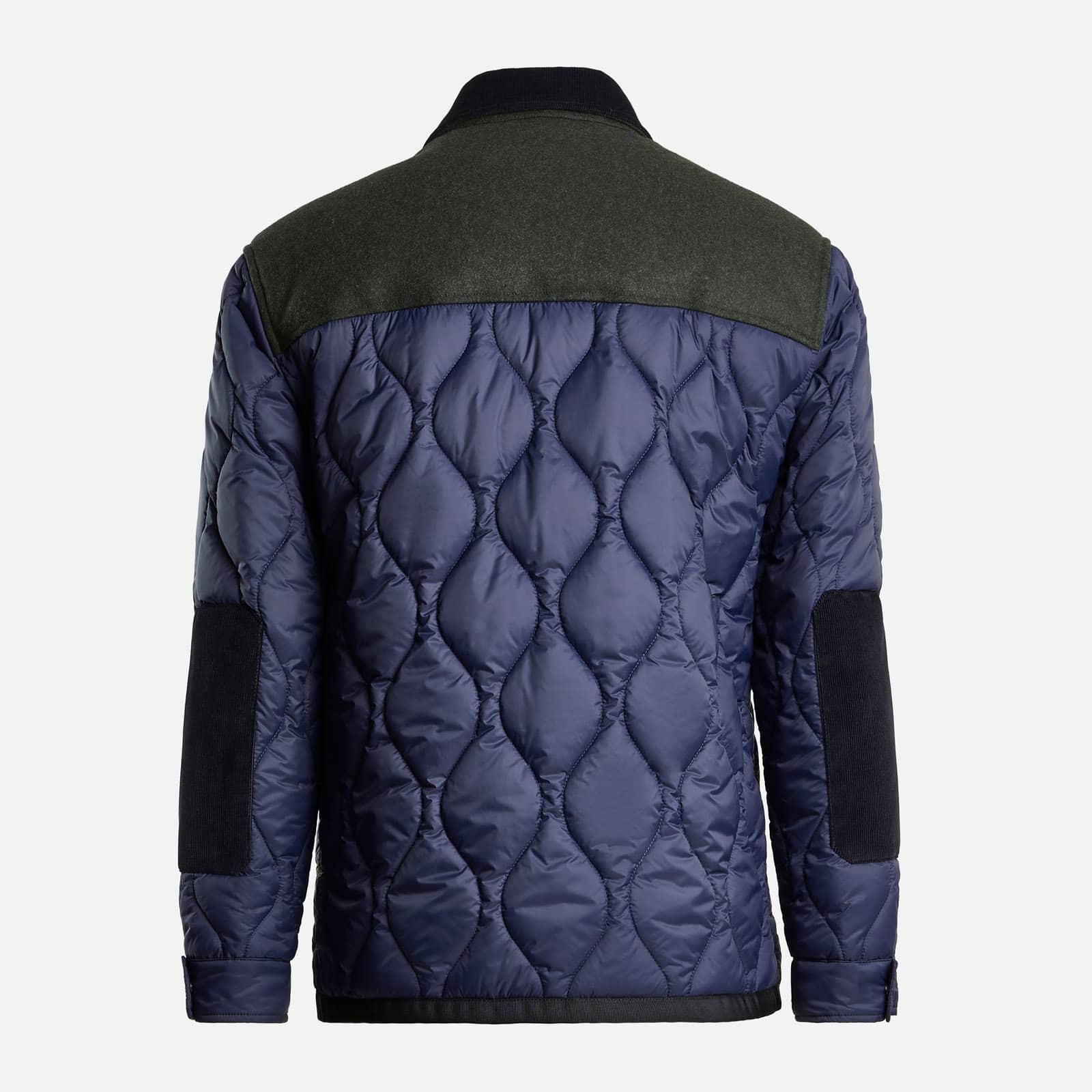 Quilted Shirt Jacket Blue - 2