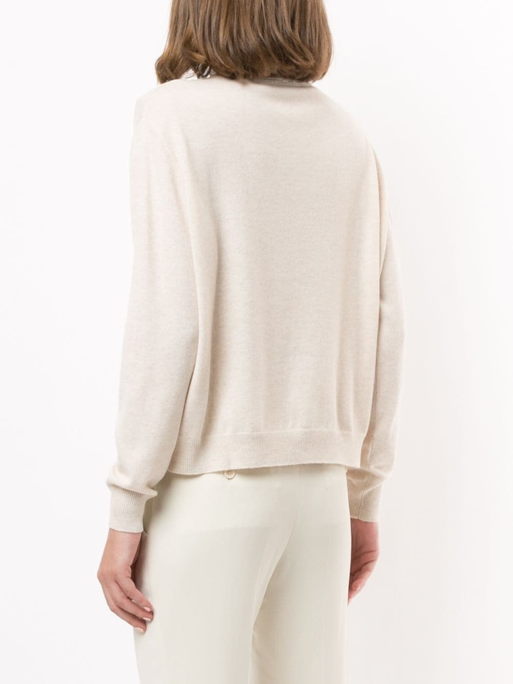 mock neck cashmere jumper - 4