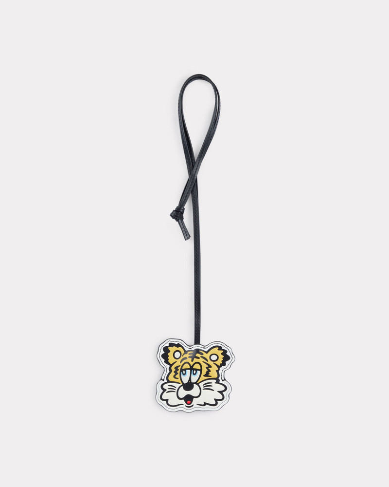 'KENZO VERDY MARKET' key holder in leather 1