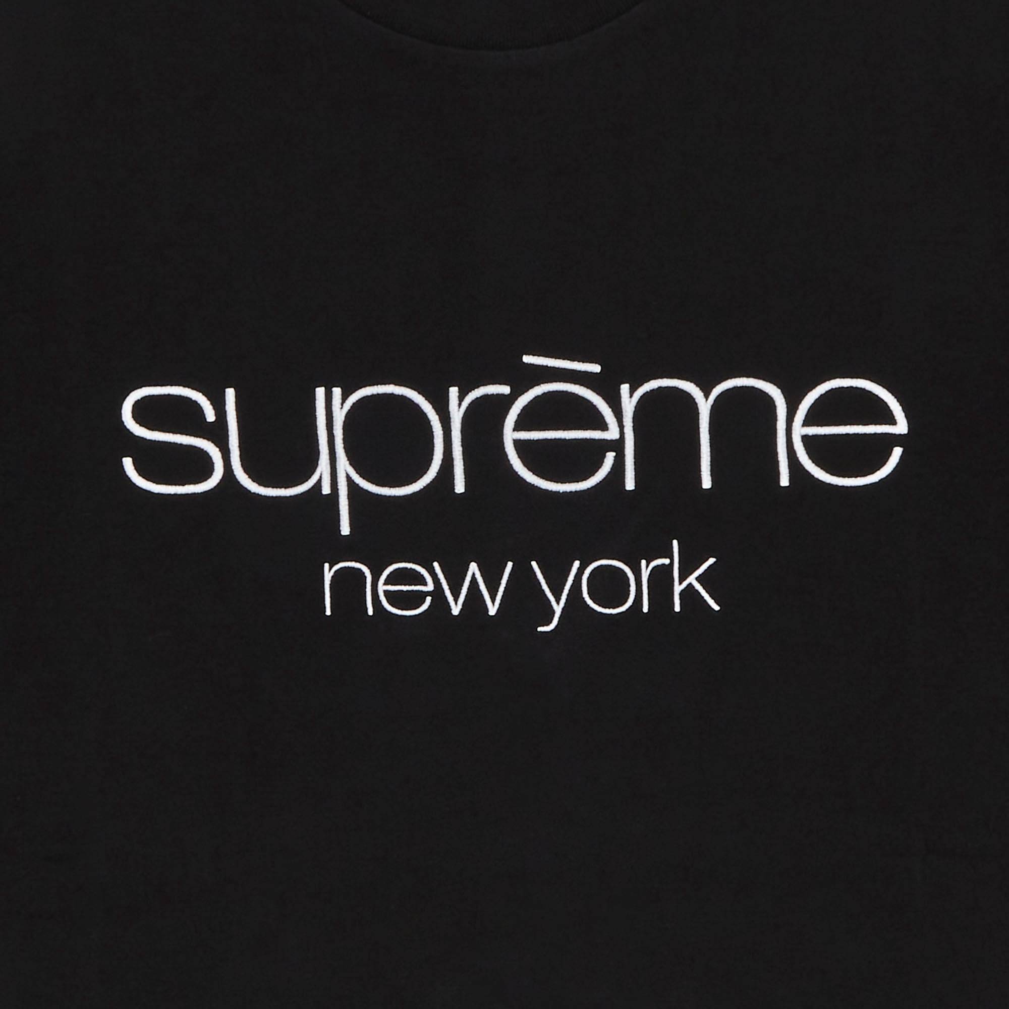 Supreme Classic Logo Short-Sleeve Top 'Black' - 2