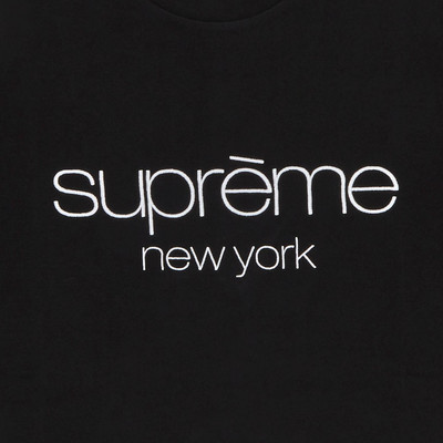 Supreme Supreme Classic Logo Short-Sleeve Top 'Black' outlook