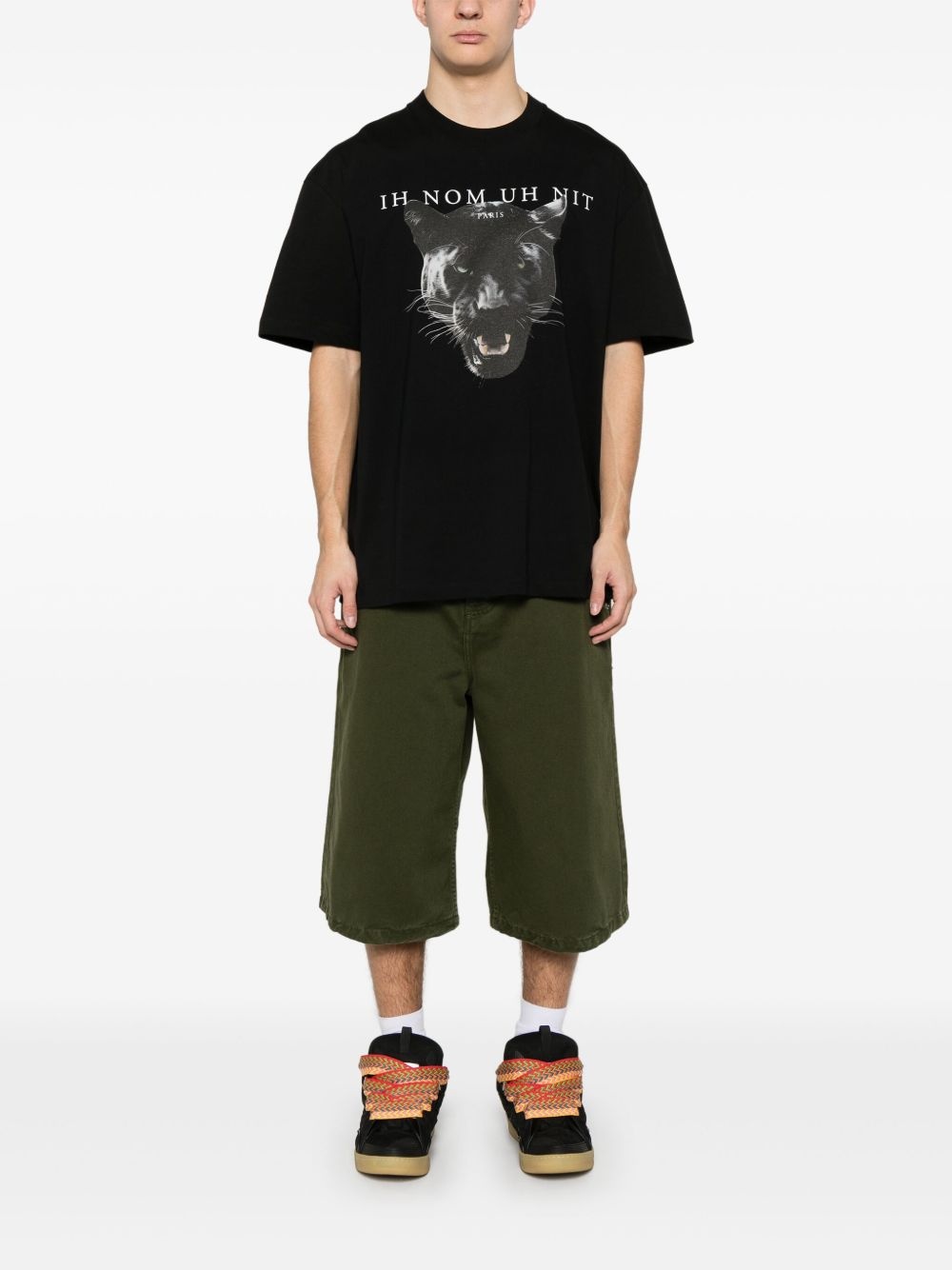 cat-print T-shirt - 2