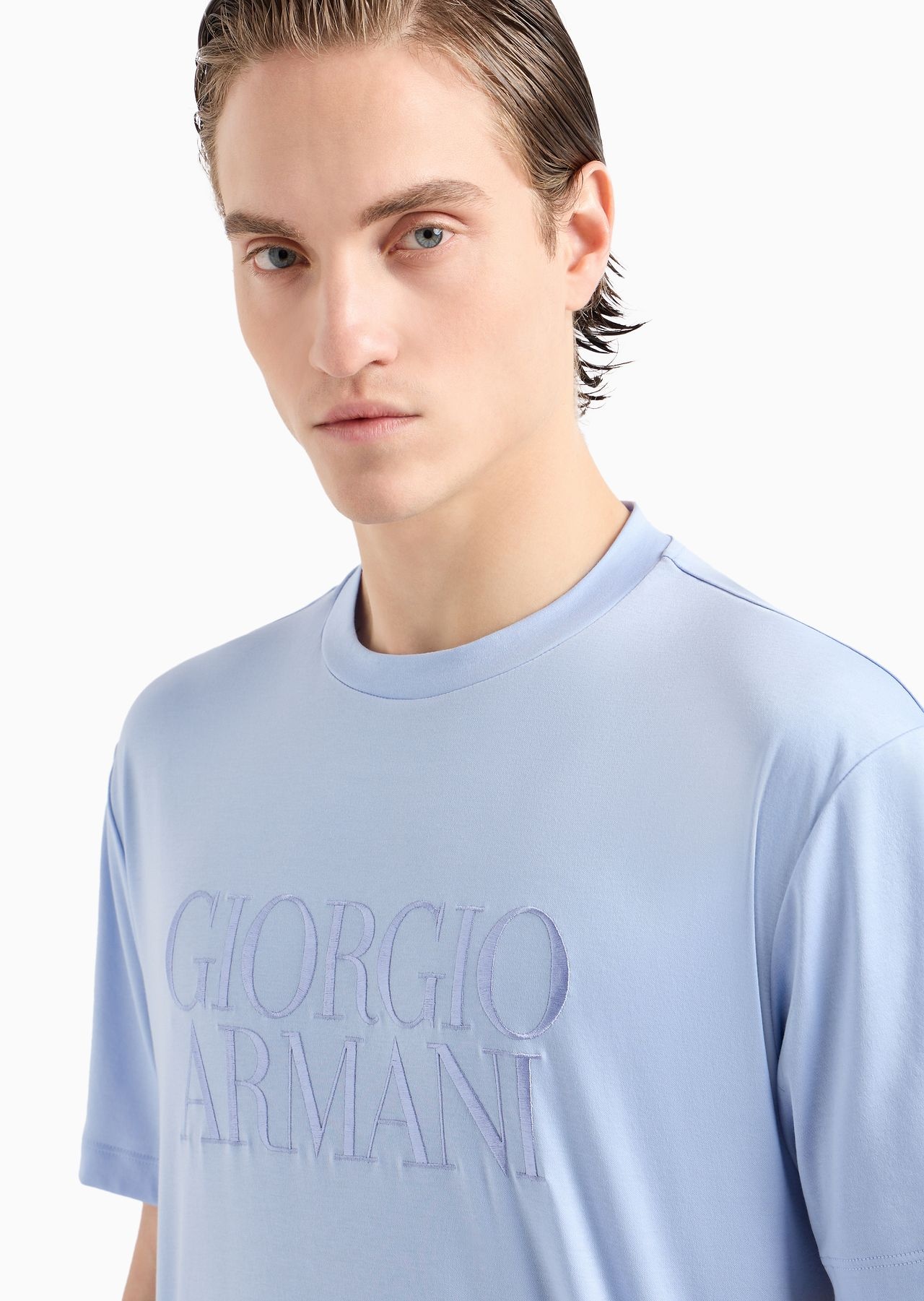 Pure cotton interlock crew-neck T-shirt - 5