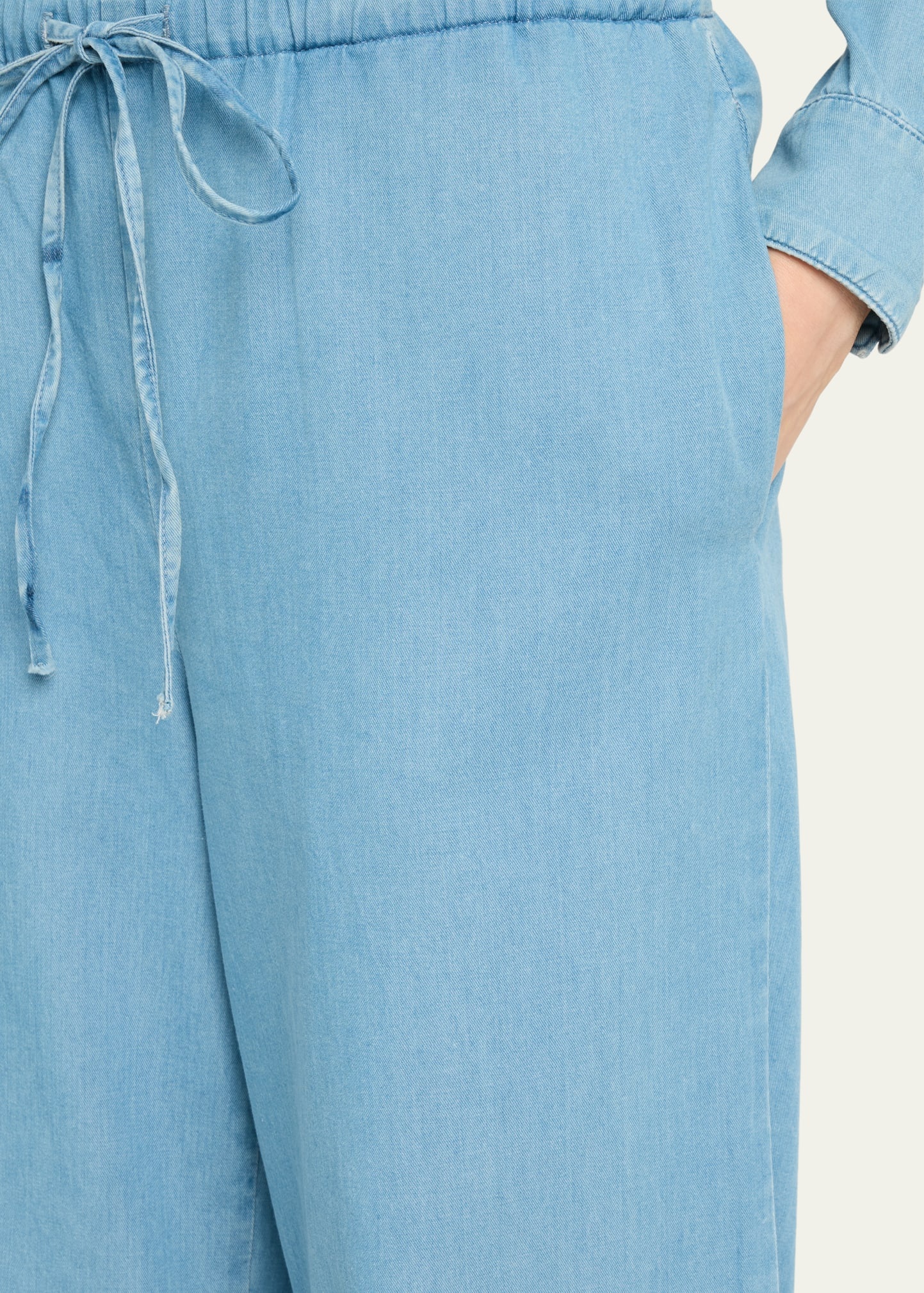 Kauai Chambray Drawstring Pants - 5