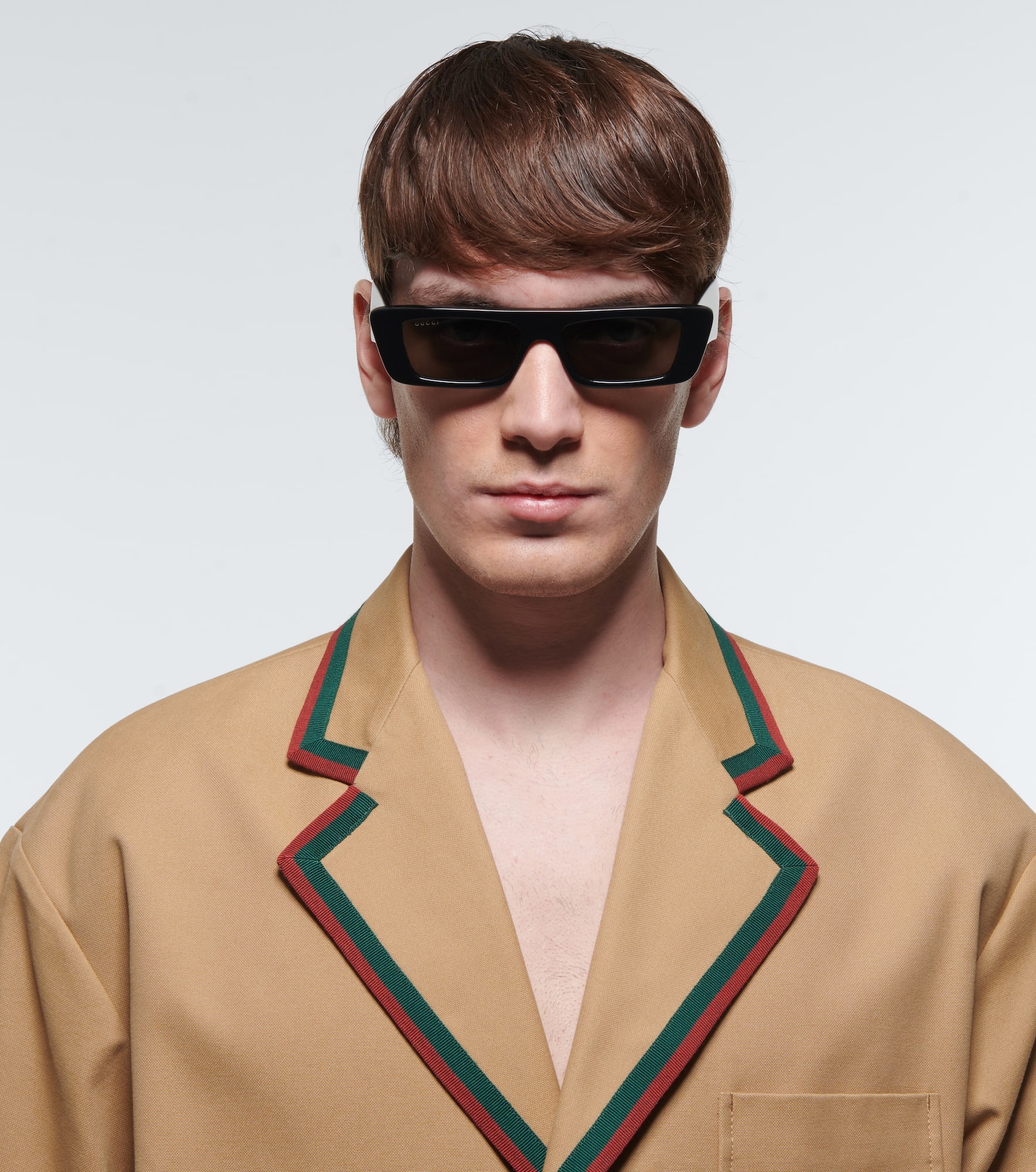 Logo rectangular sunglasses - 3