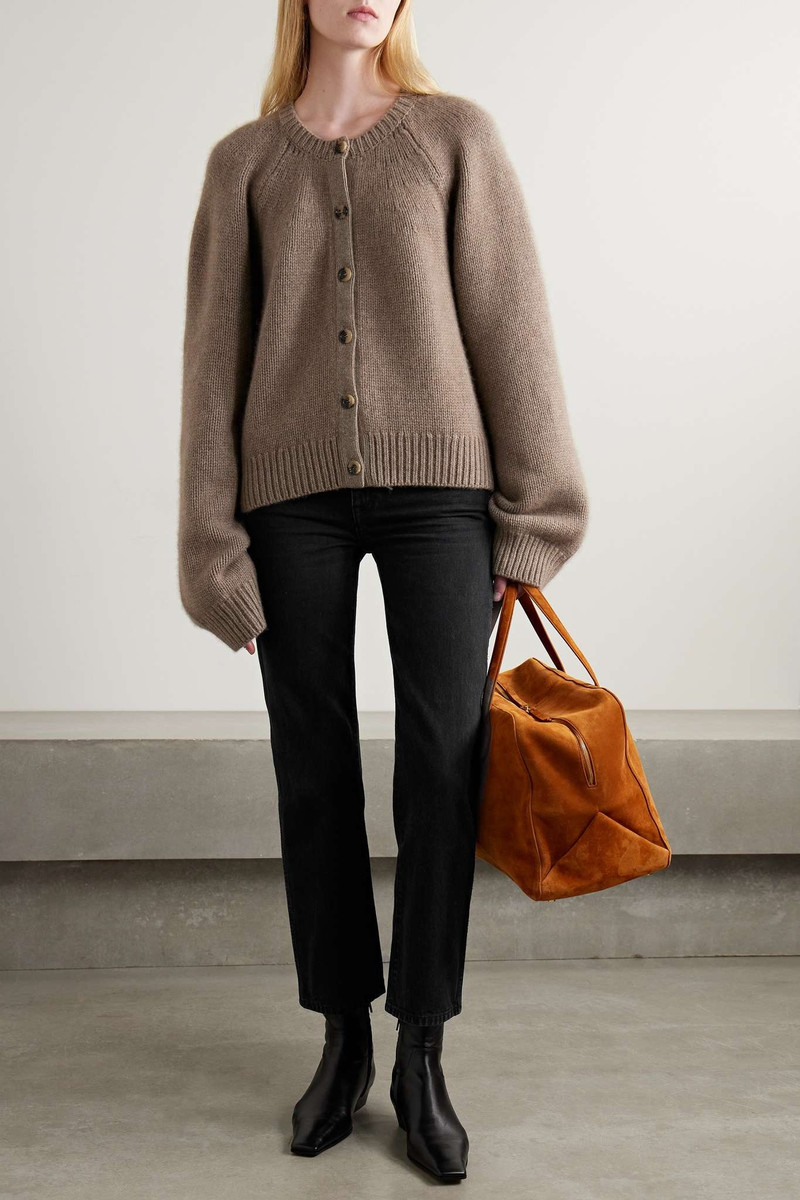 KHAITE Abigail cropped high-rise straight-leg jeans outlook