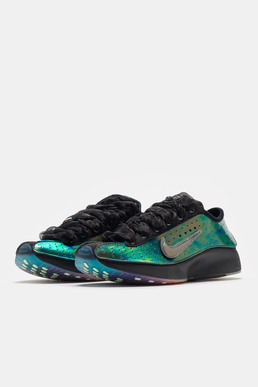 Air Superfly SP TM Sneaker in Black/Black/Photo Blue/Fierce Purple - 2