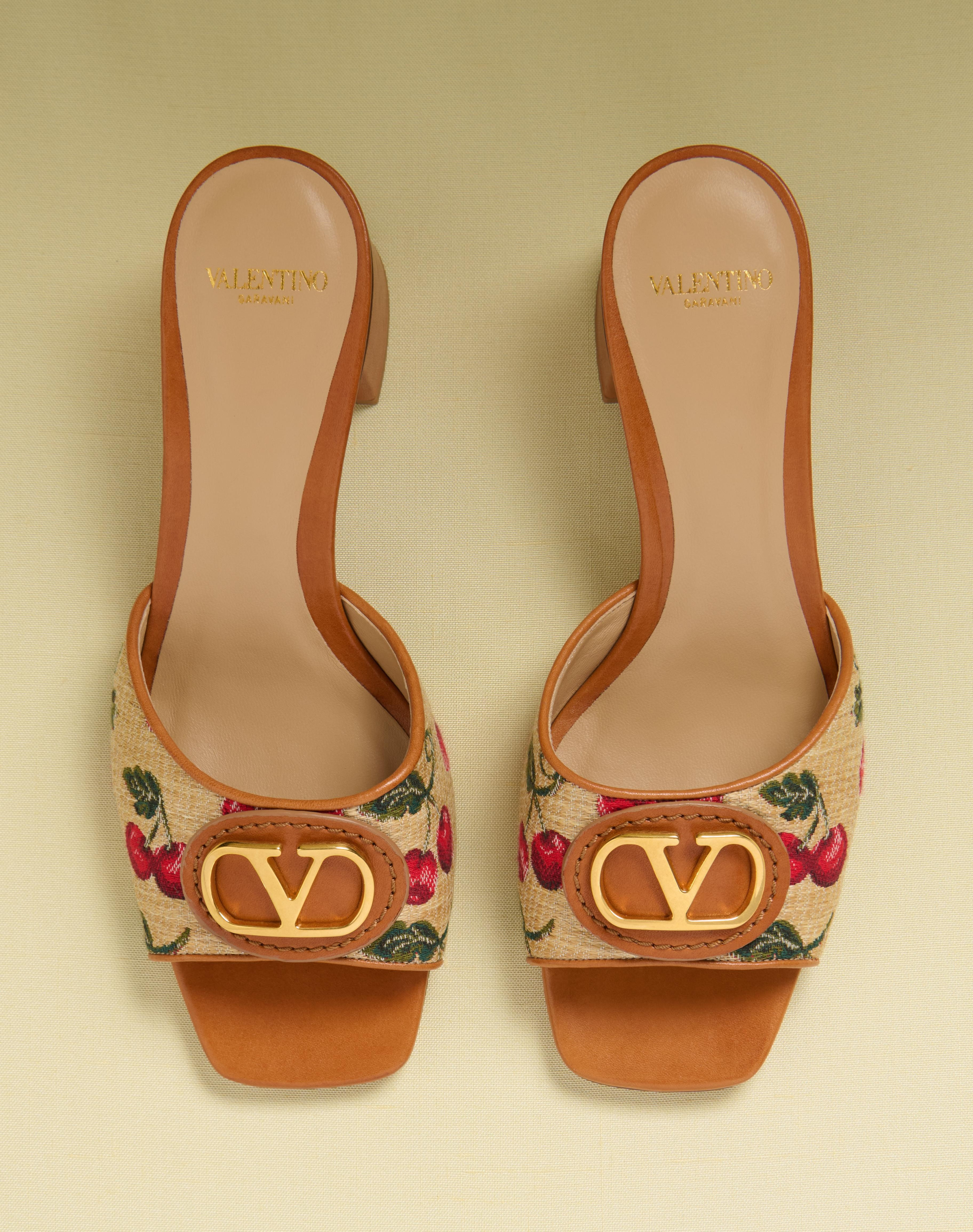 VLOGO SIGNATURE CHERRYFIC SLIDE SANDAL 60MM - 8