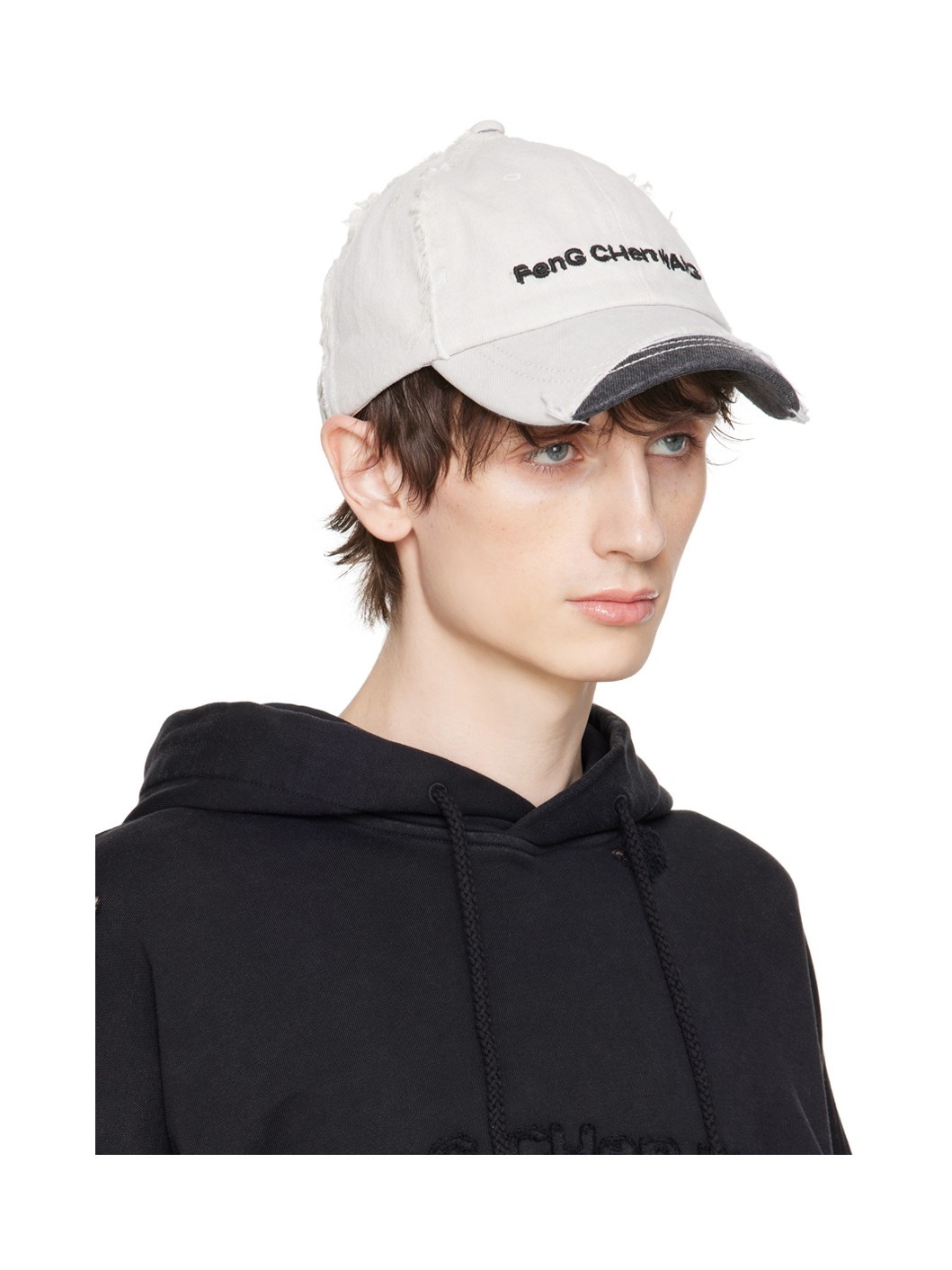 Gray Raw Edge Cap - 2