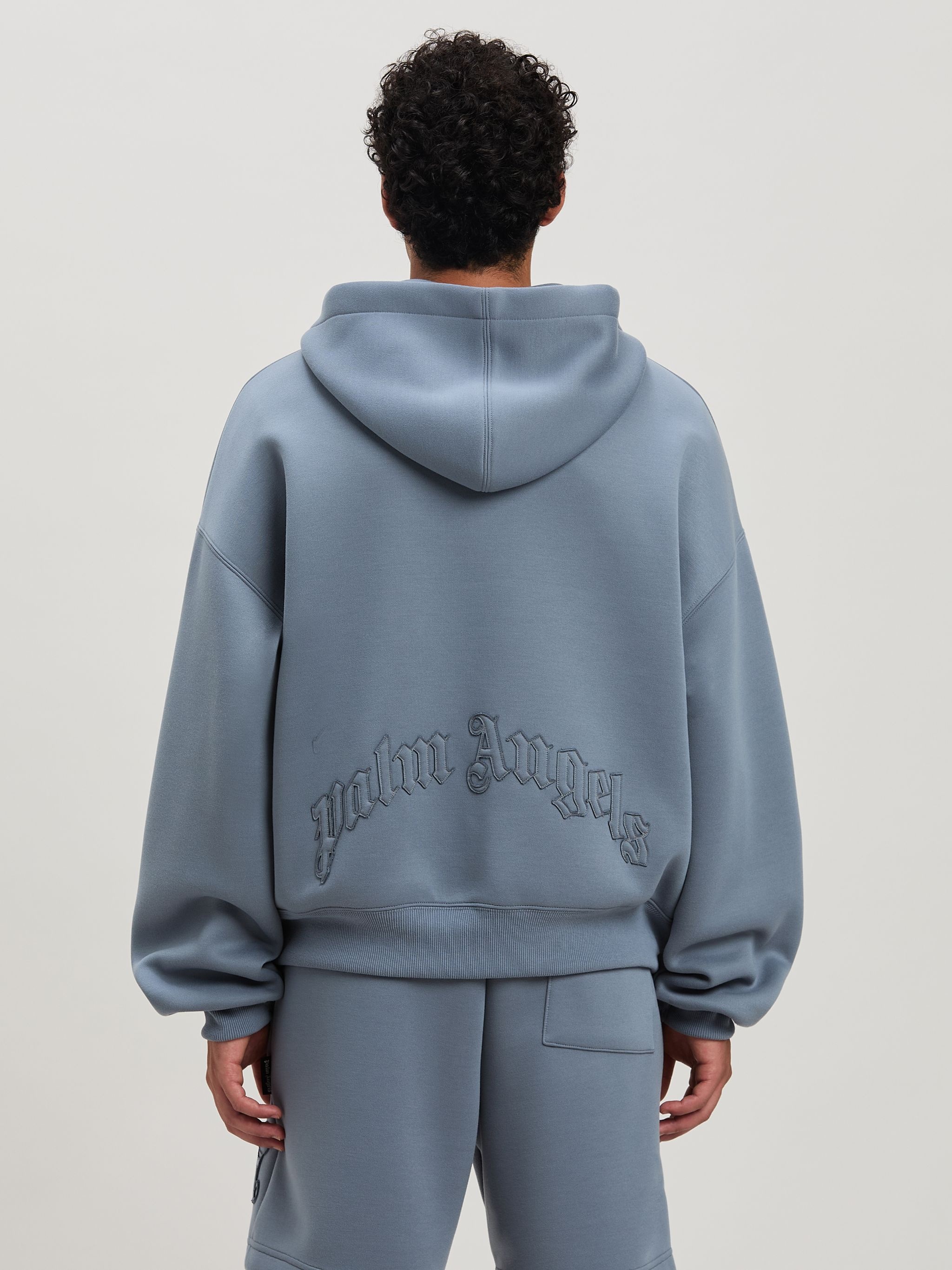 Curved logo Neoprene Bomber - 5