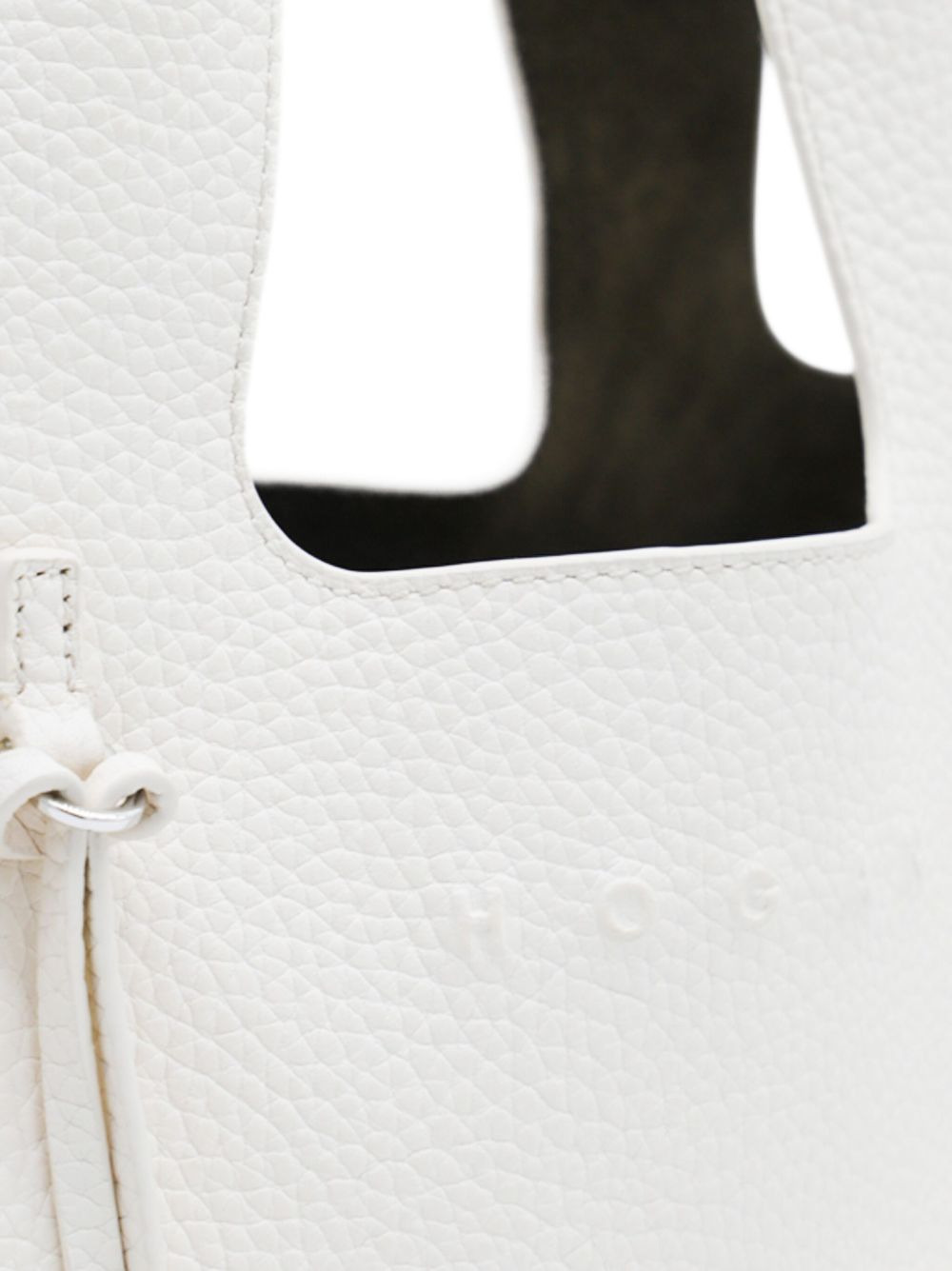double top-handle leather tote bag - 4