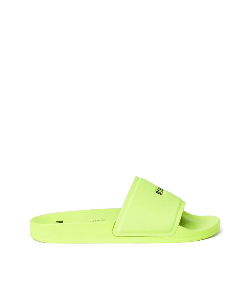 Pool slippers with MSGM micro logo 1