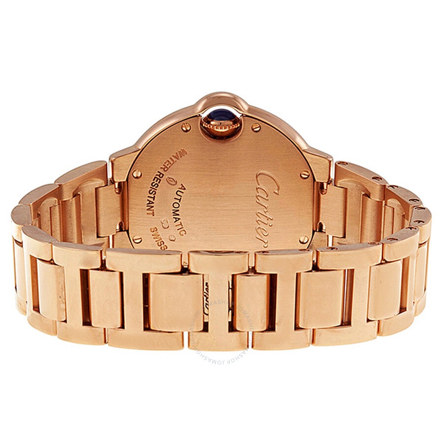 Cartier Ballon Bleu Silver Dial 18kt Rose Gold Diamond Ladies Watch WE902034 - 3