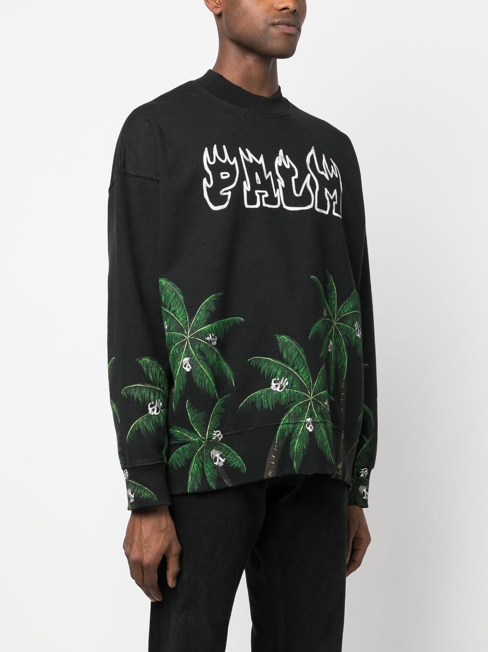 Palm & Skull logo-print sweatshirt - 3