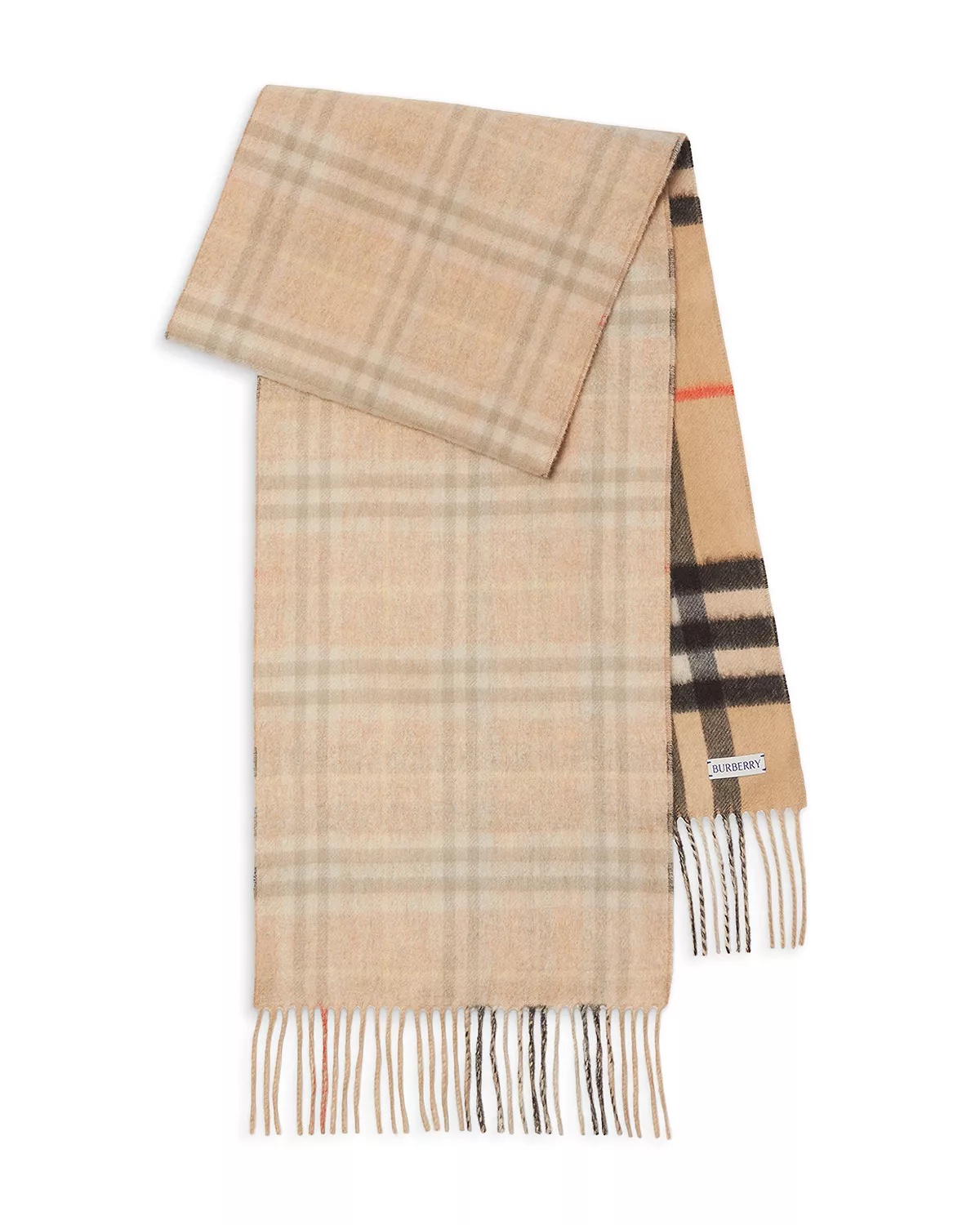 Reversible Check Cashmere Scarf - 1