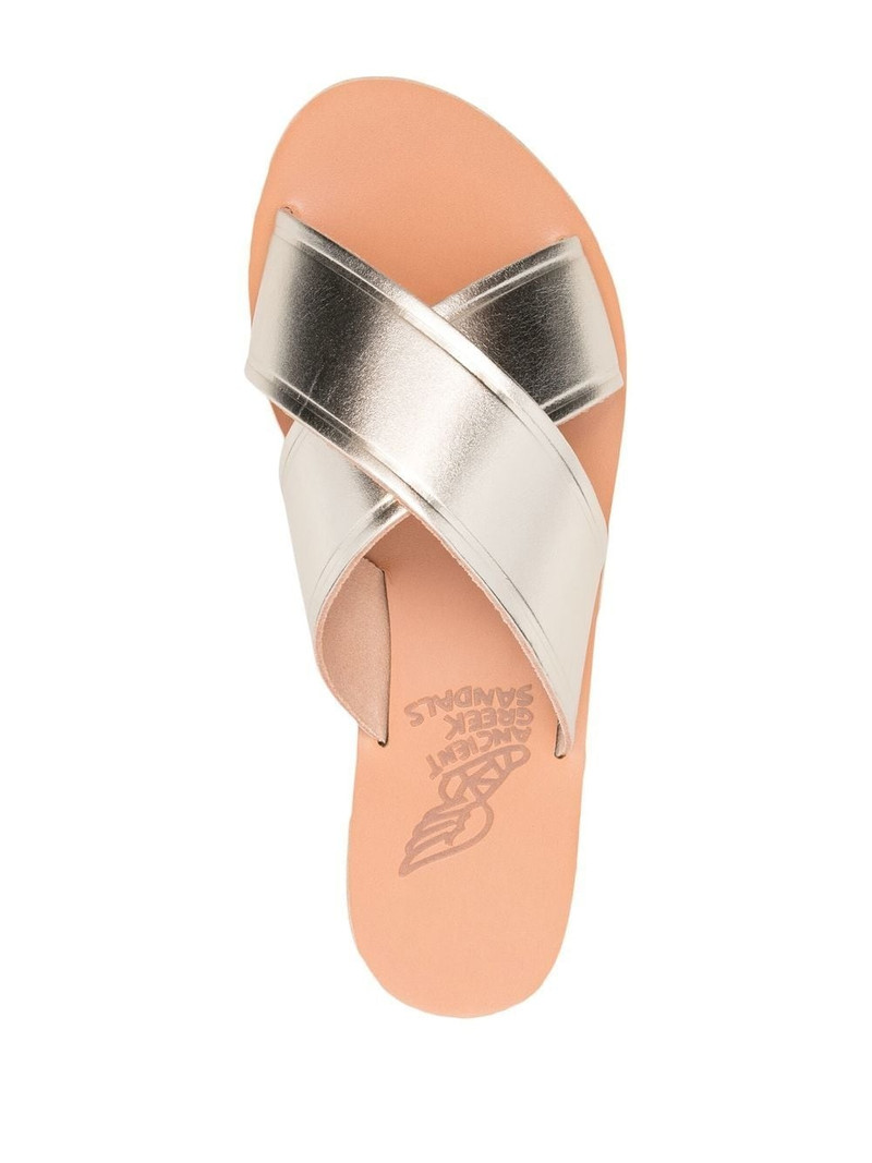Thais metallic-effect sandals 4