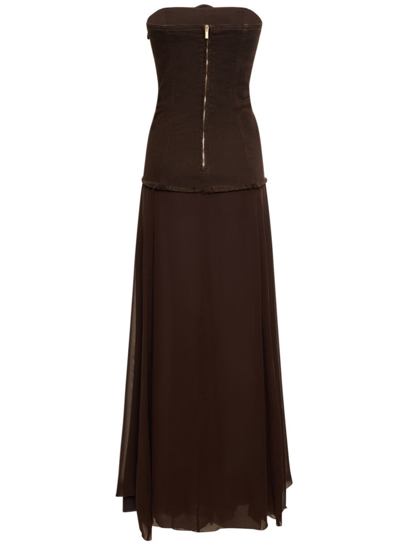 LVR Exclusive silk georgette long dress 6