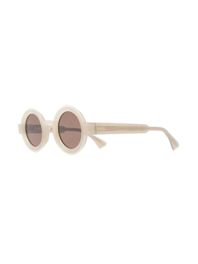 Kuboraum bold round-frame sunglasses outlook