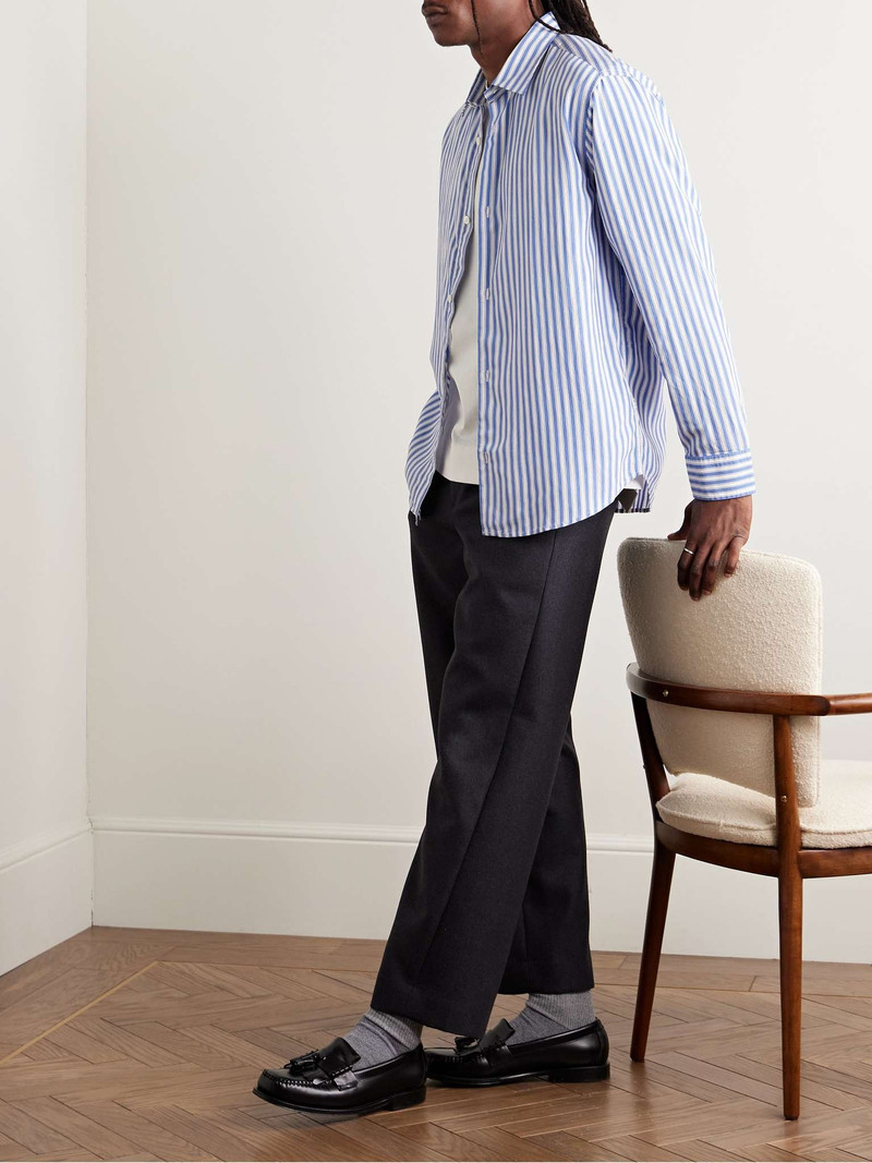 NN07 Freddy 5330 Striped TENCEL™ Modal-Blend Shirt outlook