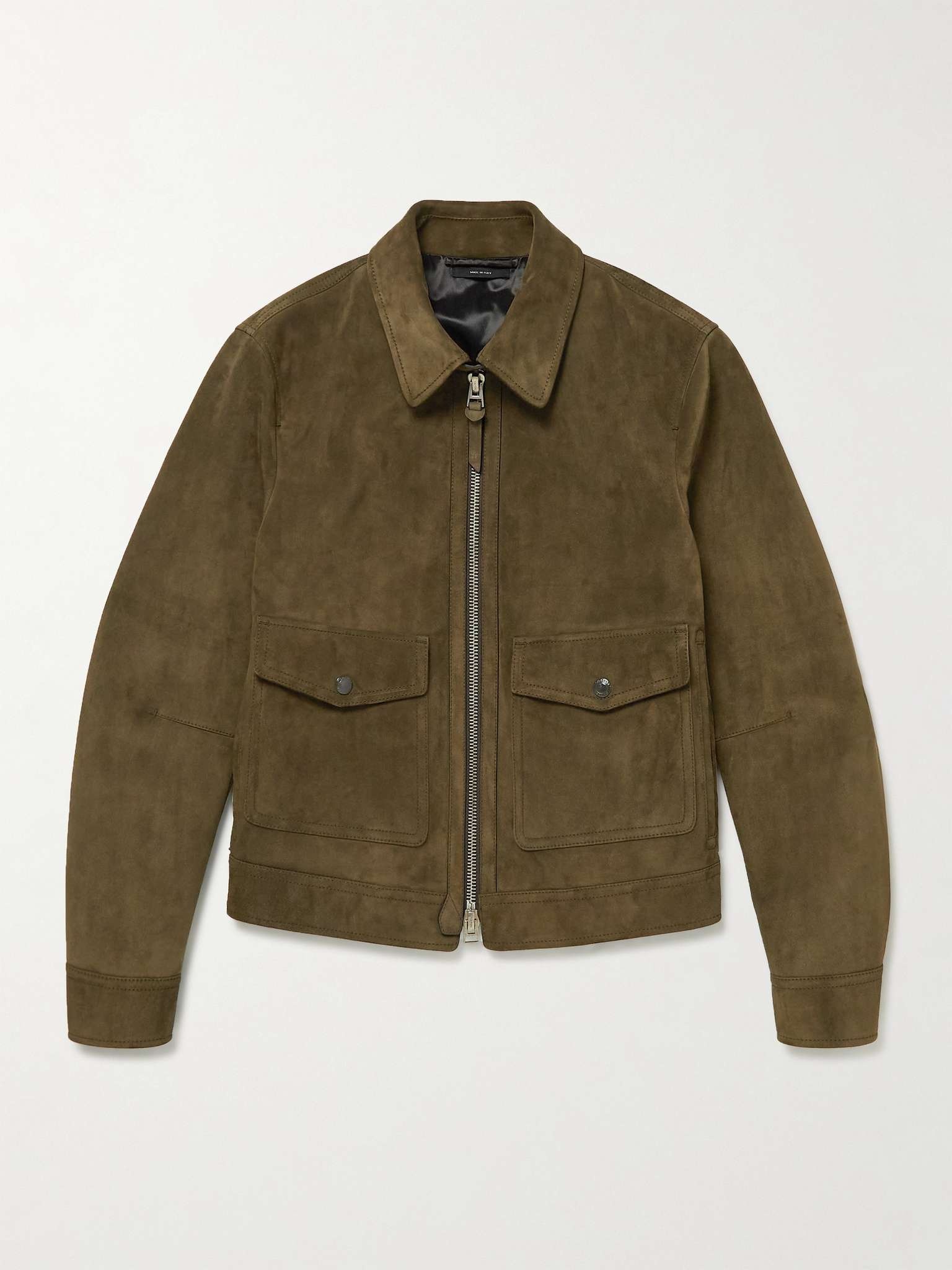 Suede Blouson Jacket - 1