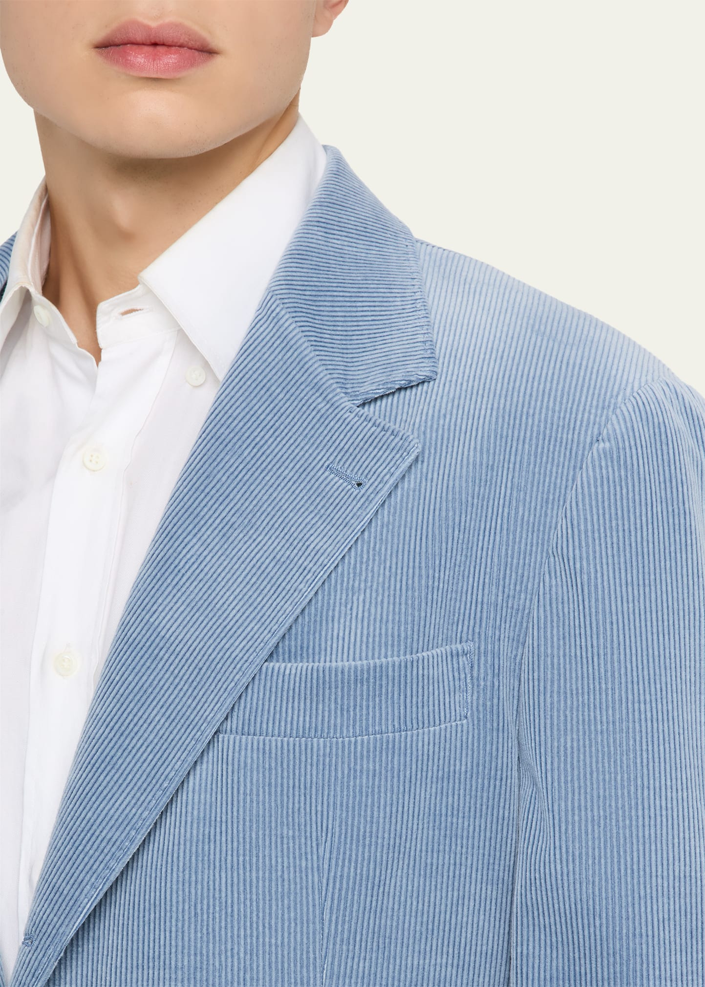 Men's Cotton and Cashmere Corduroy Sport Coat - 7