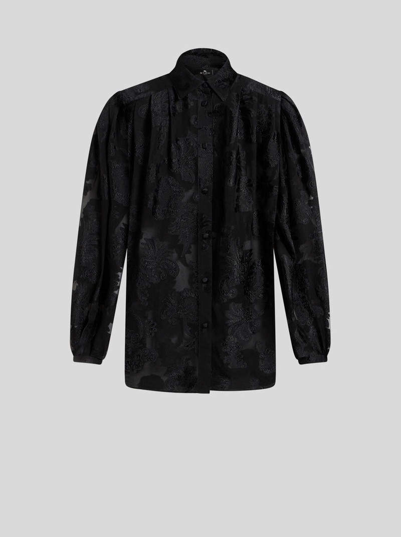 FIL COUPÉ CHIFFON SHIRT 1