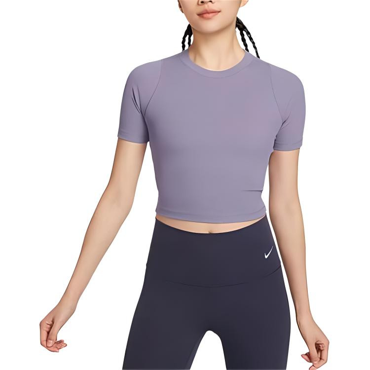 (WMNS) Nike One Training Dri-Fit Classic T-Shirt 'Purple' FN2799-509 - 3