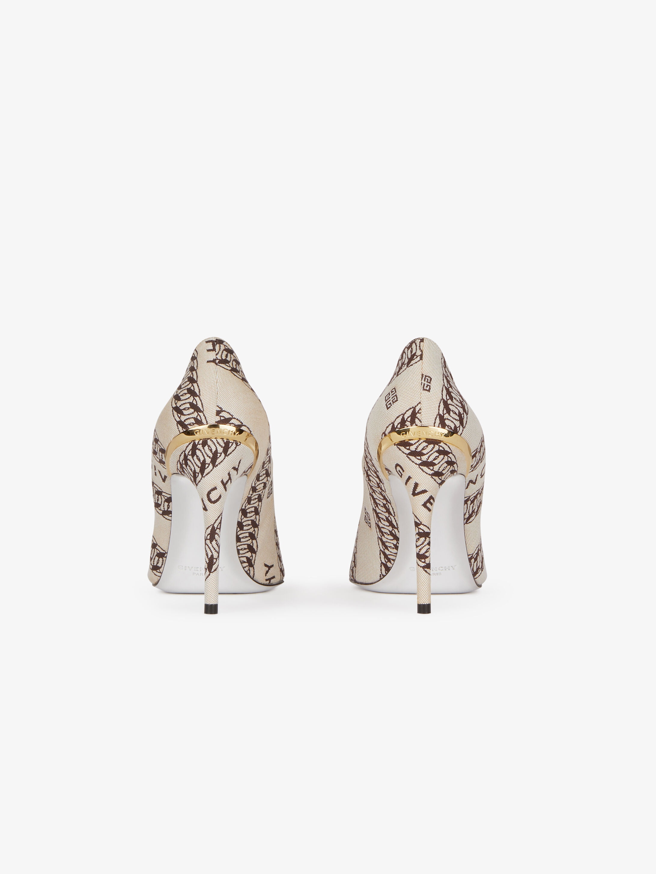 GIVENCHY Chain M-pumps in canvas - 4