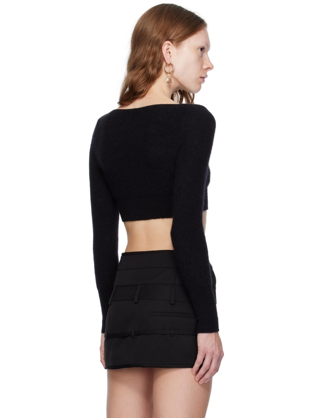 Black Le Papier 'Le Cardigan Alzou' Cardigan - 3