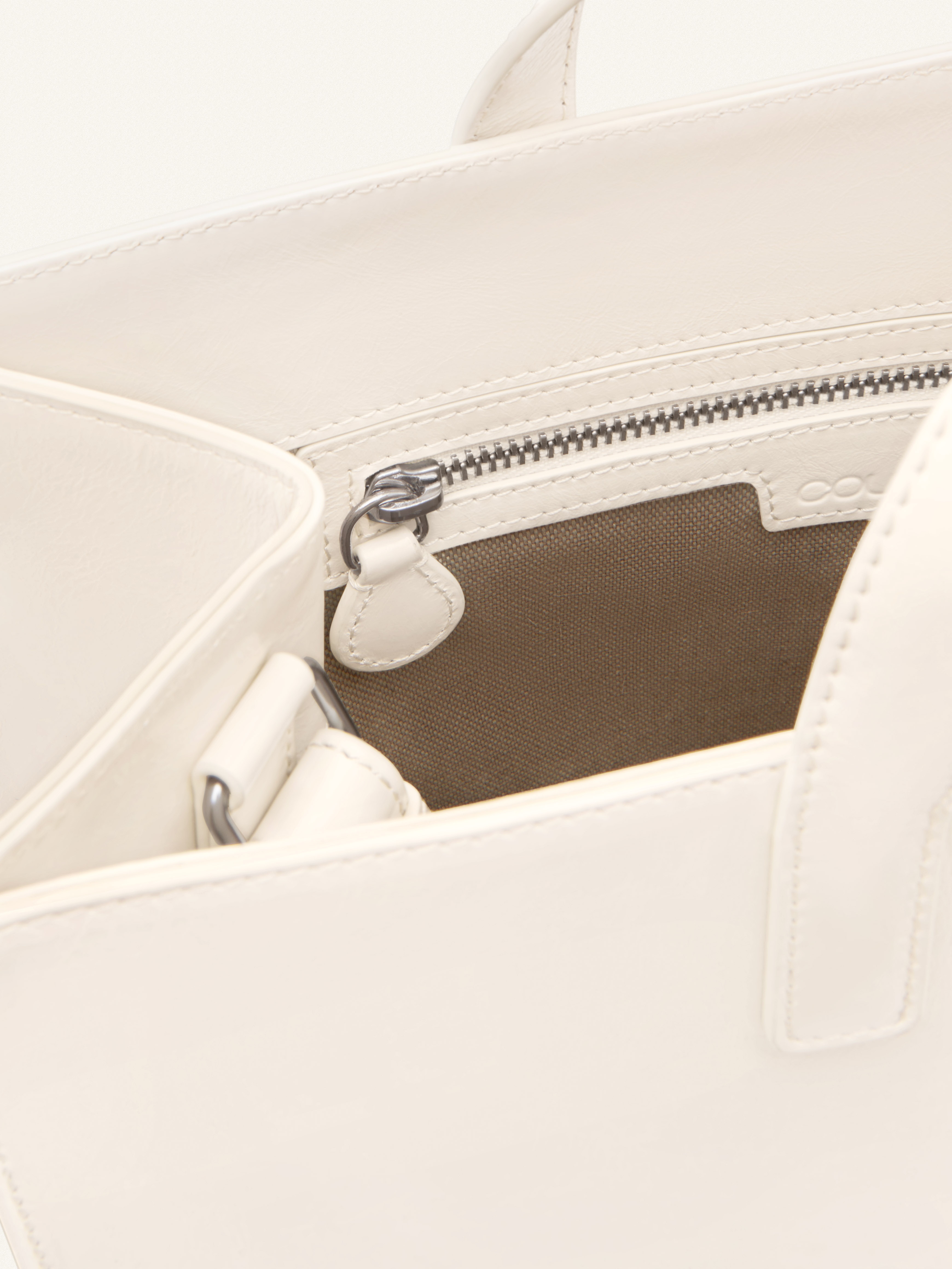 HERITAGE NAPLACK LEATHER TOTE BAG - 4