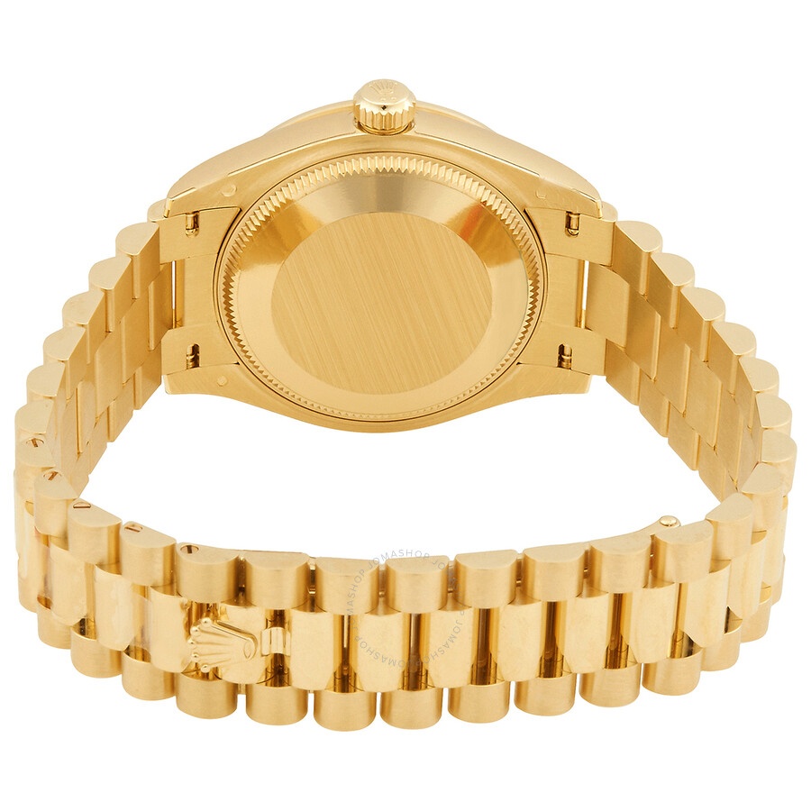 Rolex Datejust 31 Automatic Silver Diamond Dial Ladies 18kt Yellow Gold President Watch 278288SDP - 3